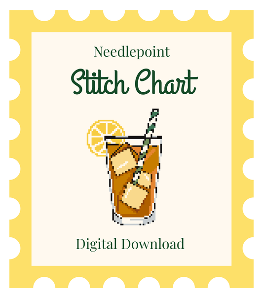 Iced Tea Stitch Chart (Digital Download)