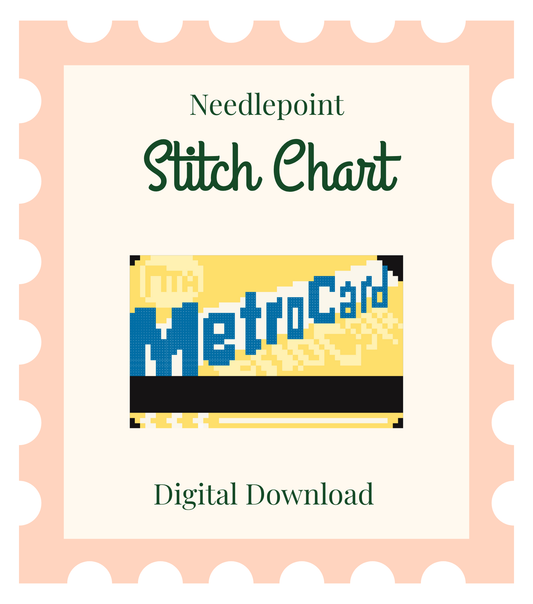 MetroCard Stitch Chart (Digital Download)